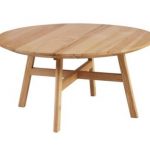 Round Table | Deska Light Brown Table | Best Furniture Shop In Gurgaon