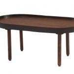 Wooden Table: Antasio Dark brown Oval Table | Wood Furniture | Furniture