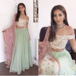 Mint Green Color Designer Wedding Wear Lehenga Choli