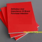 Definition And Importance Of Brand Purchase Intention