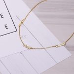 Multi Name Necklace•Personalized Necklace•Gifts For Women•Dainty Gold Plated Silver Necklace Pendants With Three Names For Family Mom Sister