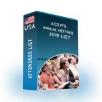 Attendees List: American College of Sports Medicine's Annual Meeting 2019