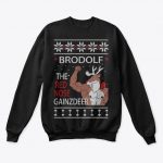 BRODOLF The Red Nose Gainzdeer Sweater