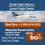 WestJet Reservations For Flight Booking +1-800-874-5921
