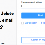 How to delete the AOL email account?