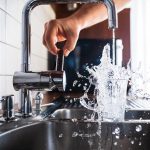 how to clean a kitchen sink