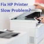 HP Printer printing slow