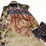 Indian Samu silk three piece. Three Piece Collection By Sima Fabric House