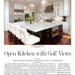 Open Kitchen with Golf Views | Michael Nash Design, Build & Homes