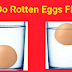 why do rotten eggs float