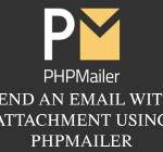 SEND AN EMAIL WITH ATTACHMENT USING PHPMAILER