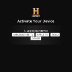 Activate History on Apple TV, Roku, or Amazon Fire TV