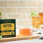 Chamomile Mint Citrus Green Tea – 15 Tea Bags- Vahdam Teas