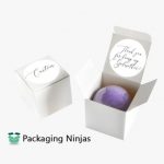 Get Custom Bath Bomb Boxes 40% off for sale packaging printed logo.