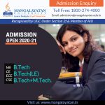 Apply for BTech Admission at Top-Notch Engineering College At MU!
