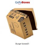 Get Custom Burger Boxes wholesale at GotoBoxes