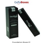 Customized Packaging of Custom Foundation Boxes at GoToBoxes