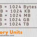Memory Units of Computer