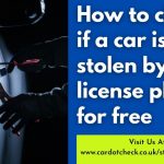 How to check if a car is stolen?