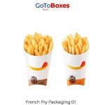 Get Custom French Fries Boxes with Logo