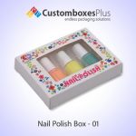 Attractive packaging of Best Nail Polish Packaging in USA