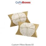 High Quality Custom Printed Pillow Boxes Products