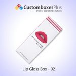 Flat 25% off on Lip Gloss Boxes at CustomBoxesplus