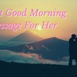 Sweet Good Morning Messages For Her