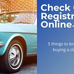 Check My Car History – Check Car Registration online