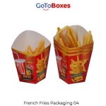 Get Custom French Fry Boxes wholesale at GoToBoxes