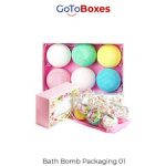 Numerous Latest styles of Bath Bomb Boxes at GoToBoxes