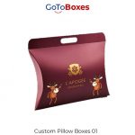 Get Pillow Boxes Wholesale with Discounts at GoToBoxes