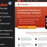 JustLanded WordPress theme – WordPress Landing Page