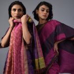 Buy Designer Handloom Silk Sarees Online | Vrikshdesigns