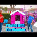 Sisters Playing with Different Weather – Outdoor Play & Activities for Kids
