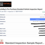 Safebuy\'s Sample Pre-Purchase Car Inspection Reports