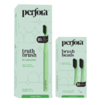 Electric Toothbrush + Brush Heads Combo | Avocado Green Colour | Perfora