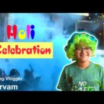 Holi Celebration by Young Vloger Purvam