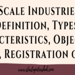 Small Scale Industries (SSI) – Definition, Types, Role, Characteristics, Objectives, Registration of SSI