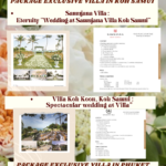 Get Exclusive Villa Services of Phuket and Koh Samui From Destination Wedding Planner Thailand!