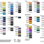 Avery Dennison Vinyl Color Chart – 3M Vehicle Wrap Color Chart