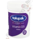 Buy Valupak Vitamin D3 Tablets Online in the UK
