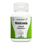 Health Veda Organics Melatonin Capsules 6mg For Healthy Sleep Cycle – 60 Veg Capsules