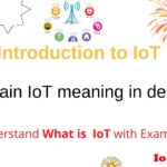 Introduction to IoT – Explaining IoT meaning and What is IoT in detail