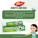 Dabur Odomos Naturals Non-Sticky Mosquito Repellent Cream